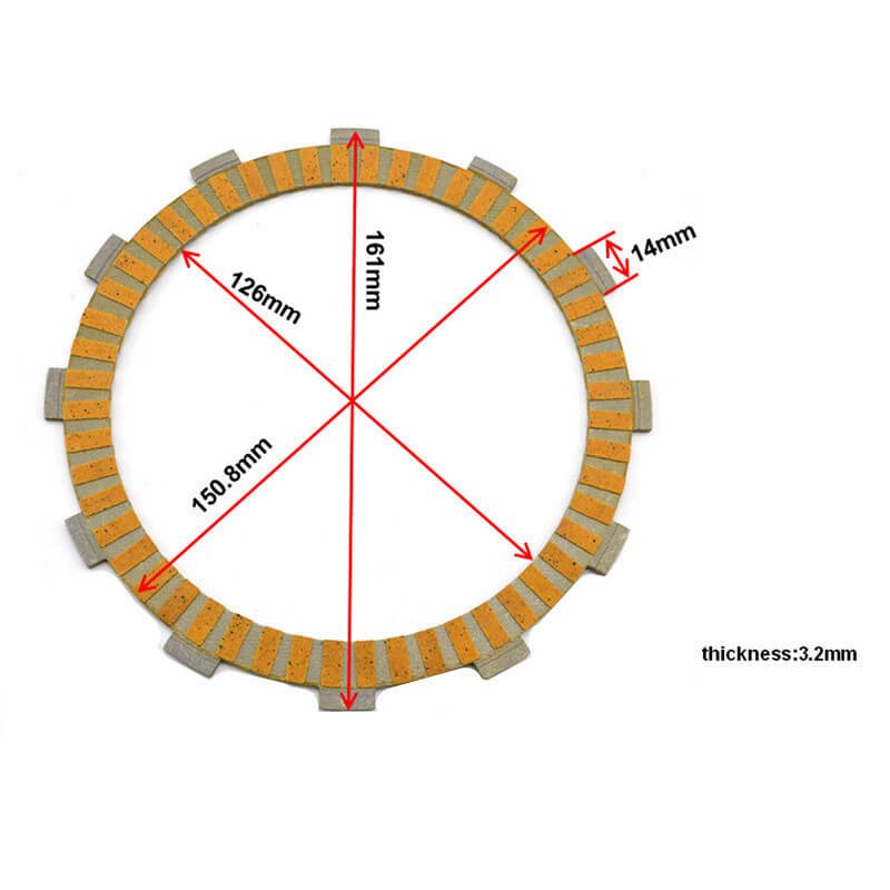 suzuki gs150r clutch plate price