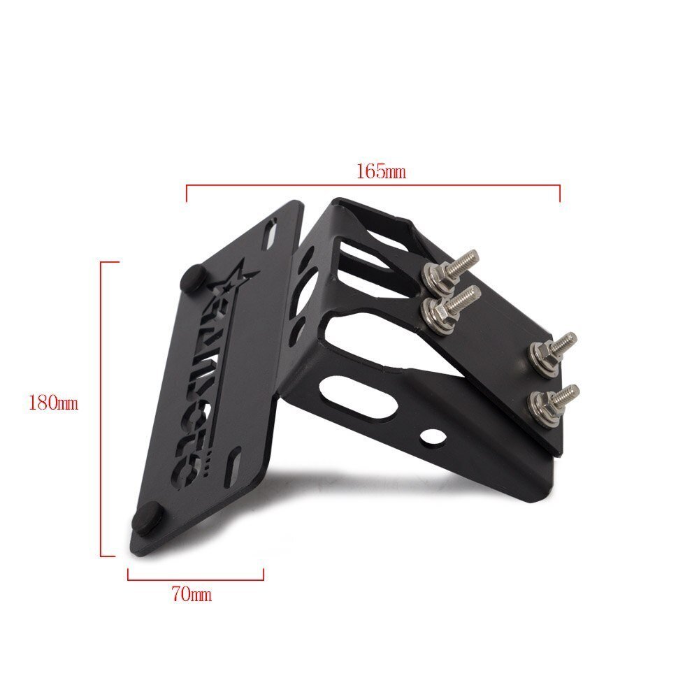 Eliminator Number Plate Kit Dimensions