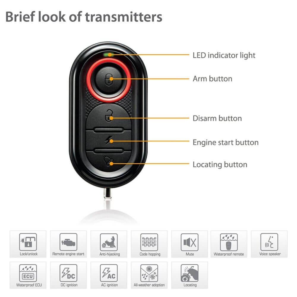 Security Alarm-Steelmate Black