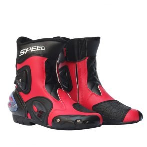 Motorcycle Leather Racing Boots