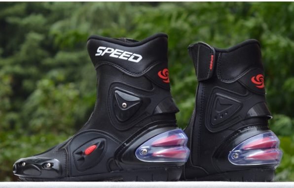 Motorcycle Leather Racing Boots - Image 2