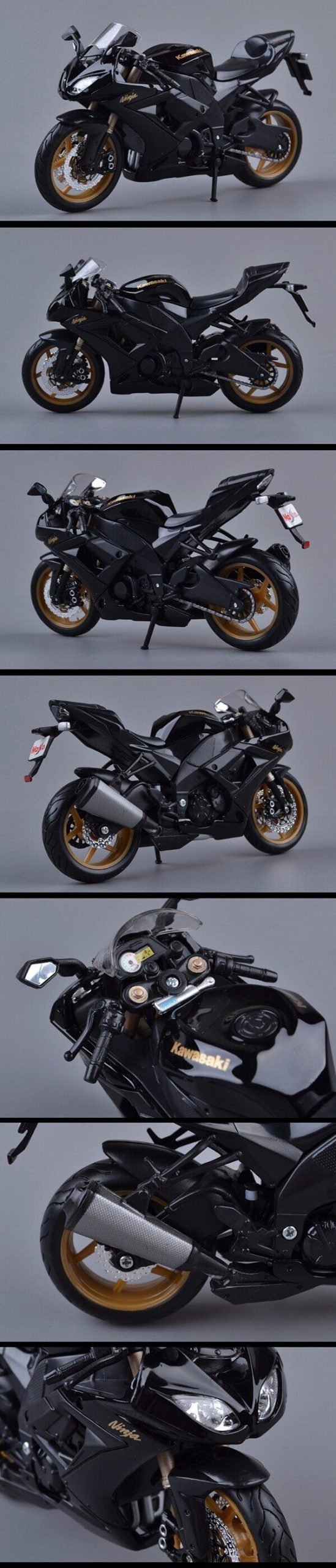 Diecast KWSK ZX10R Ninja Black