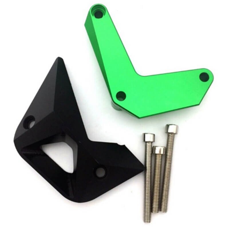 Slider Protector For Kawasaki Black and Green