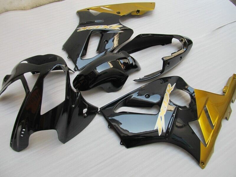 Kawasaki ZX12R Fairings Kit Gold Black