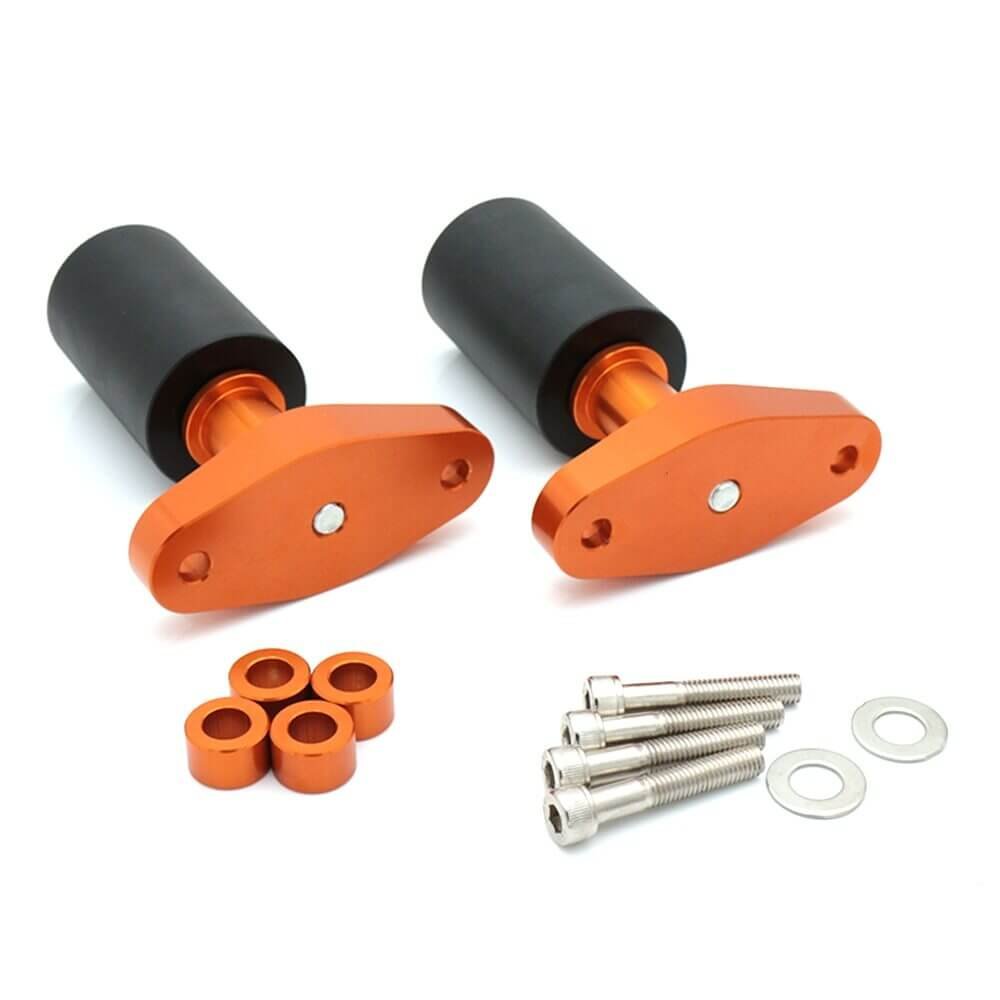 KTM Duke Frame Sliders Protectors Orange