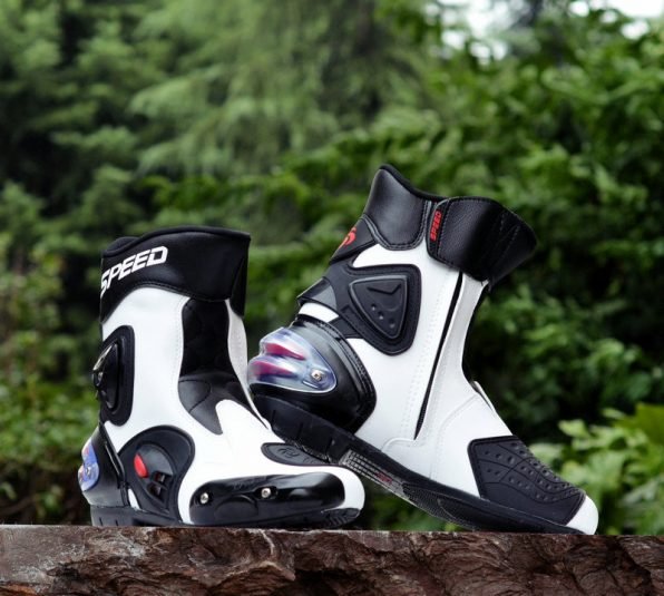 Motorcycle Leather Racing Boots - Image 3