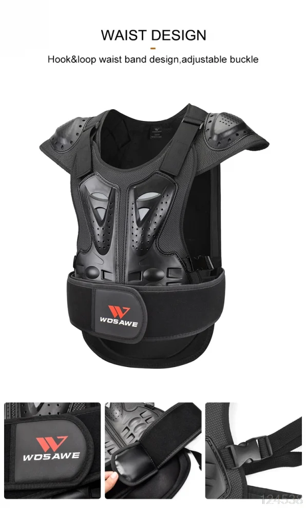 Motorcycle Jacket chest/back protector