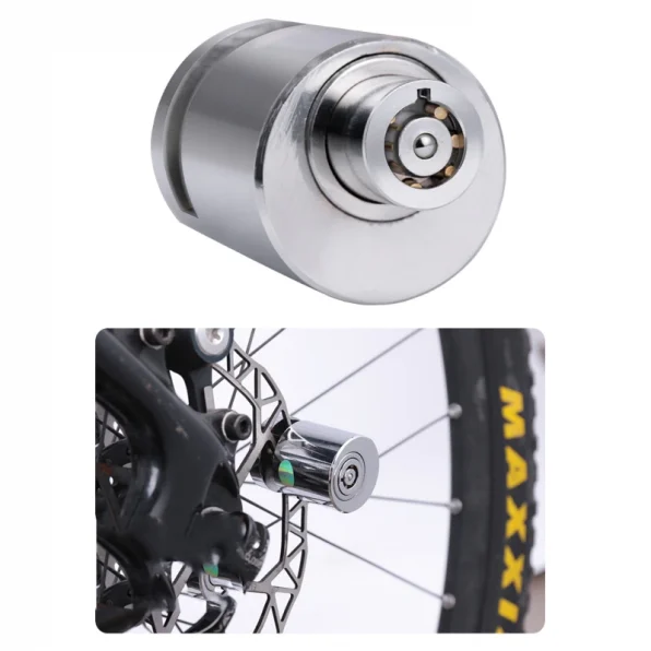 Anti-theft Disc Brake Rotor Lock Silver