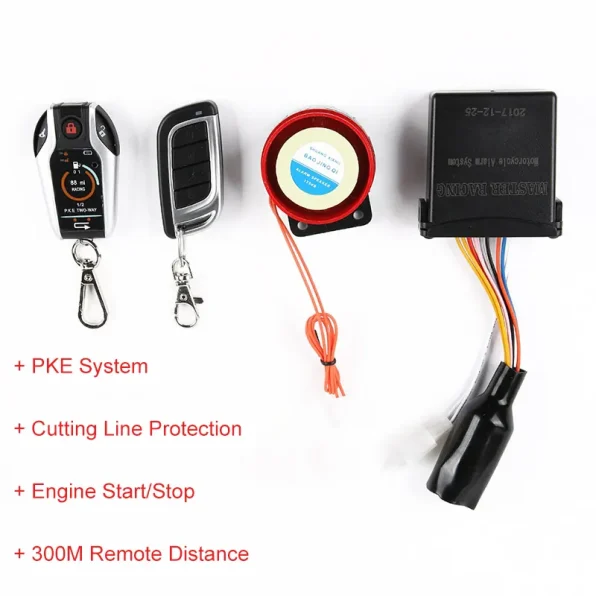 Motorcycle Alarm Dual Remote Control