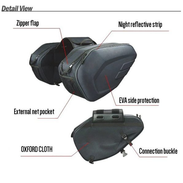 Saddle bags for Motorcycle touring