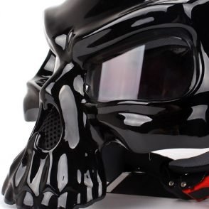 Motorcycle Helmet Skull Design