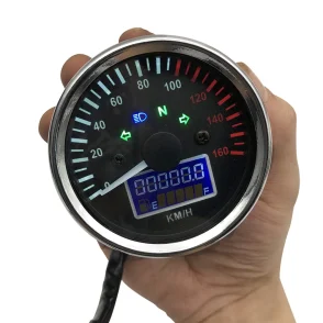 12V Motorcycle Speedometer Digital Gauge