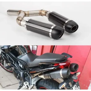 Aprilia Shiver750 Carbon Fiber Exhaust Pipe