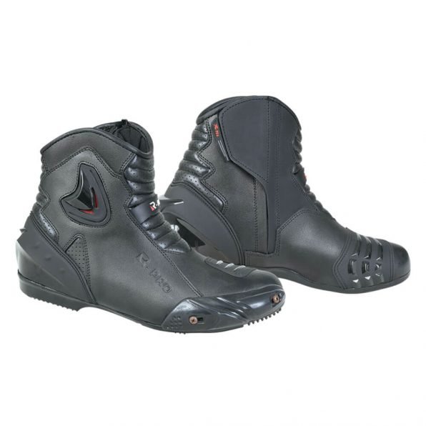 Leather motorcycle riding boots