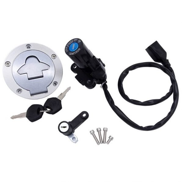 Ignition Switch Seat Lock Set For Yamaha YZF