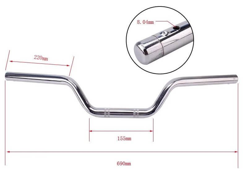 Yamaha Handle Bar Dimensions