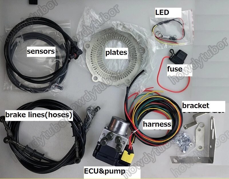 Royal Enfield Thunderbird 500 ABS components