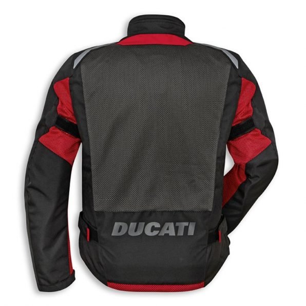 Motorcycle Ducati Cadoura Jacket Black and Red 