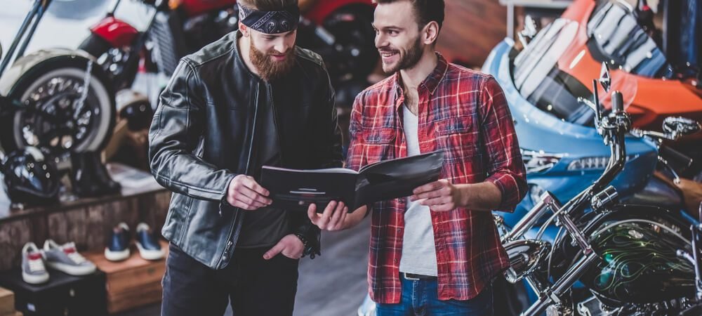 buying a new motorcycle from a dealer