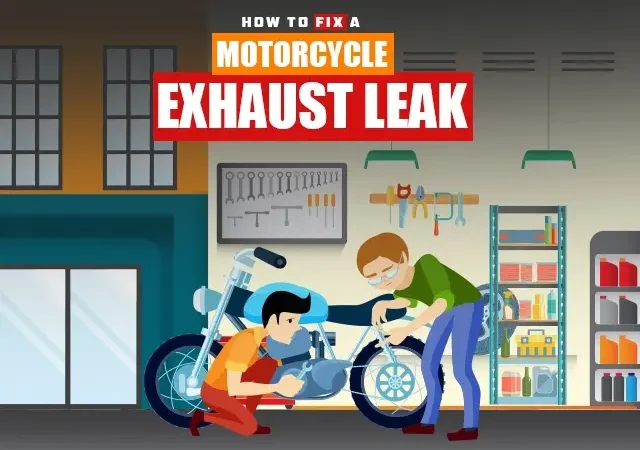 motorcycle exhaust leak