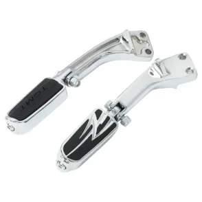 Harley Davidson Dyna Super Glide Custom FXDC Rear Footpegs 2007-2014 Chrome