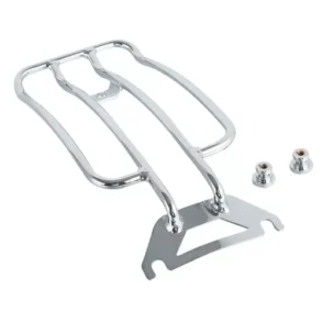 Harley Davidson Electra Glide Standard FLTH Chrome Solo Seat Luggage Rack 2010-2022