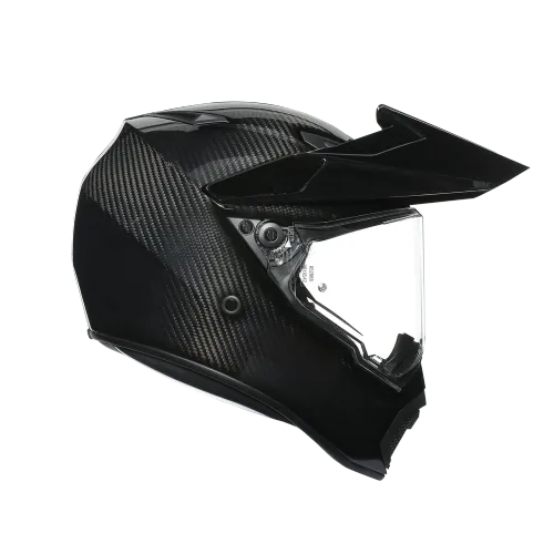 AX9 AGV DOT(E2206) MPLK - MONO GLOSSY CARBON DUAL SPORT HELMET