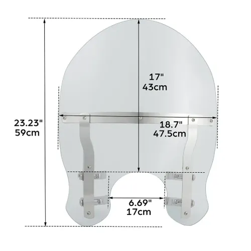 Harley-Davidson Breakout FXBR 117 Windshield 2023-2024