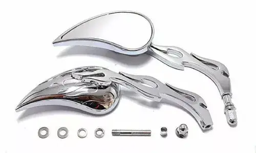 Harley Davidson Deluxe FLDE 107 Chrome Rear View Mirrors 2018-2020